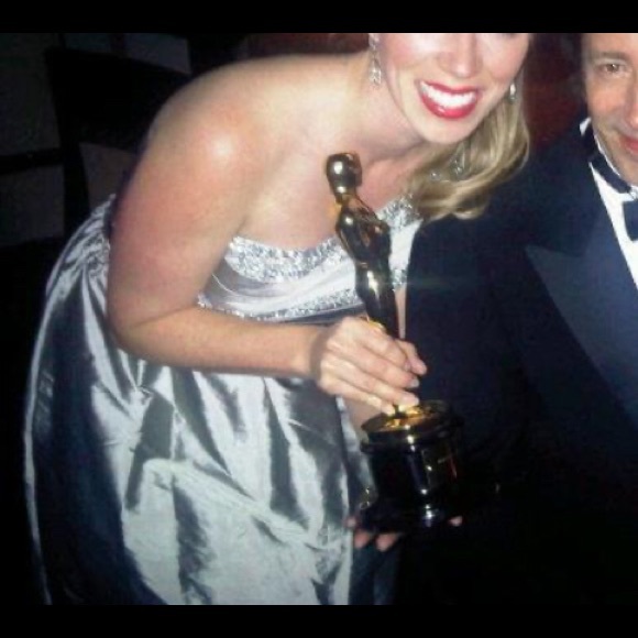 JS collections silver beaded gown medium - Picture 2 of 8